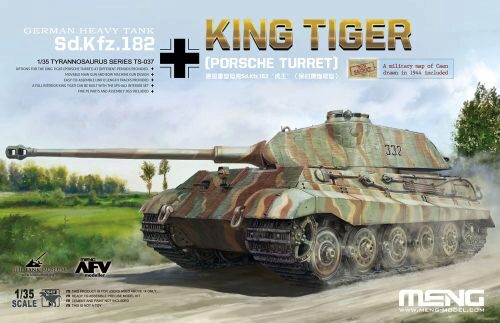 MENG-Model TS-037 German Heavy Tank Sd.Kfz.182 King Tiger (Porsche Turret)